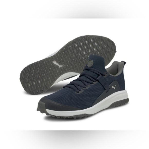 Puma Other - Men’s Puma Fusion Evo Navy Spikeless Golf Shoes, size 10
